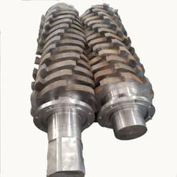 Plastic Double-Shaft Shredder Knife — image 1 of 6, industrial blade photo | Leader Blades