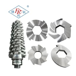 Rubber Double-Shaft Shredder Cutter — image 6 of 6, industrial blade photo | Leader Blades