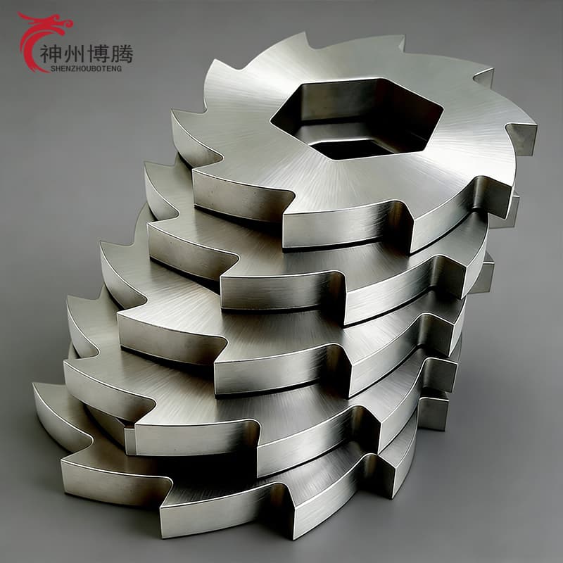 Wear-Resistant Double-Shaft Disc Knife — Double-Shaft Shredder Knives — D2 / alloy steel / H13 / SKD11 | Leader Blades