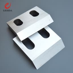 Heavy-Duty Plastic Crusher Insert Blade — image 4 of 6, industrial blade photo | Leader Blades