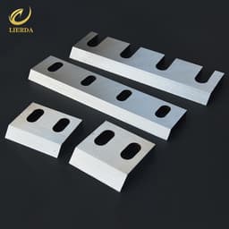 Heavy-Duty Plastic Crusher Insert Blade — image 6 of 6, industrial blade photo | Leader Blades