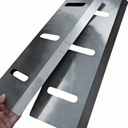 Slotted Pelletizer Blade — image 6 of 6, industrial blade photo | Leader Blades