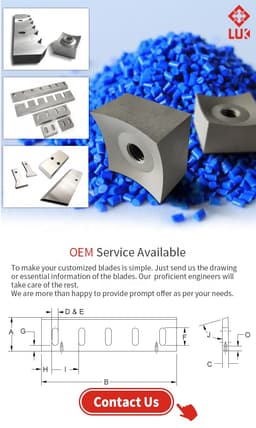 Standard Single-Shaft Shredder Knife — image 6 of 6, industrial blade photo | Leader Blades