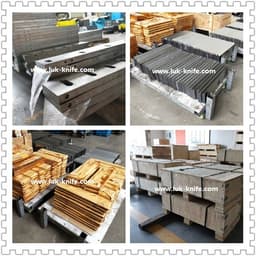 Industrial Wood Chipper Knife — image 5 of 6, industrial blade photo | Leader Blades