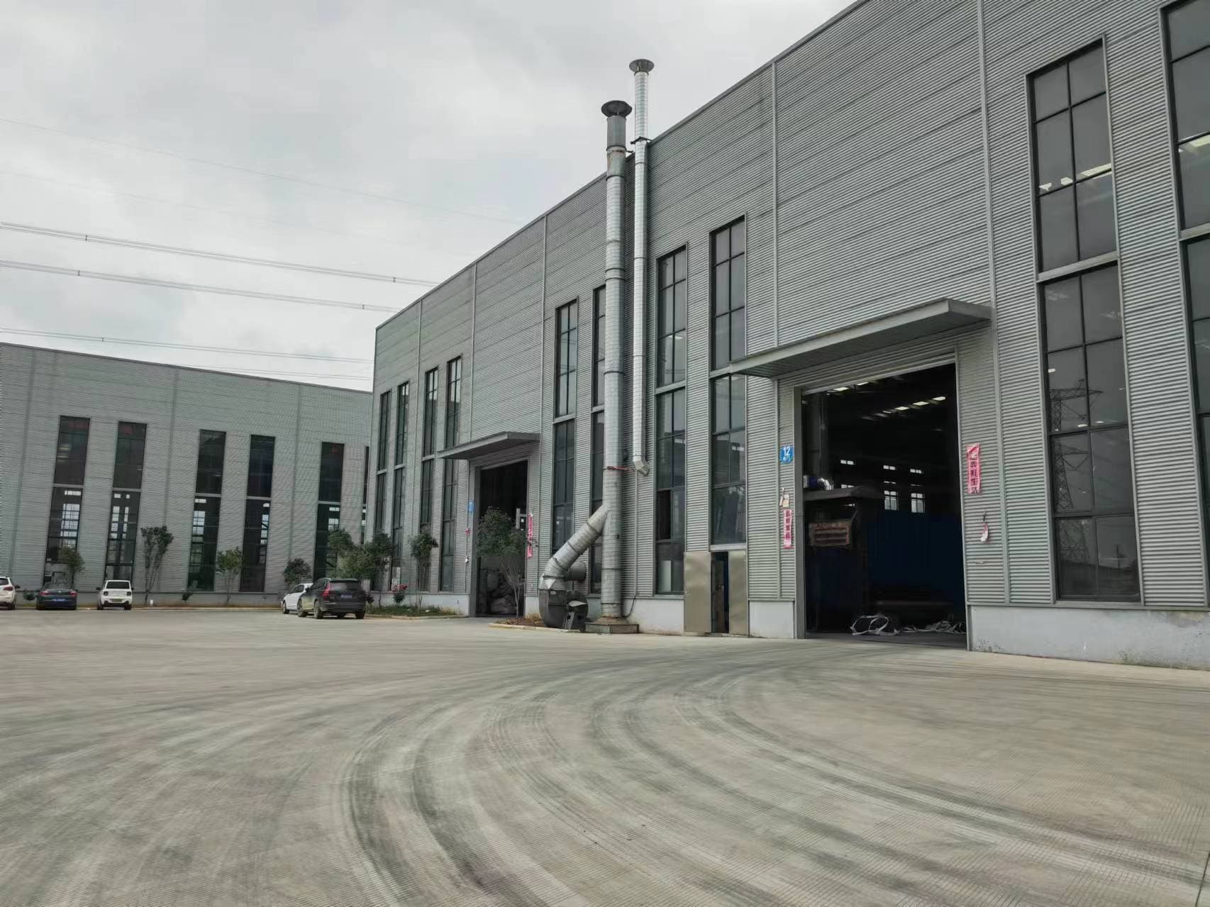 Factory floor — machines for blade production