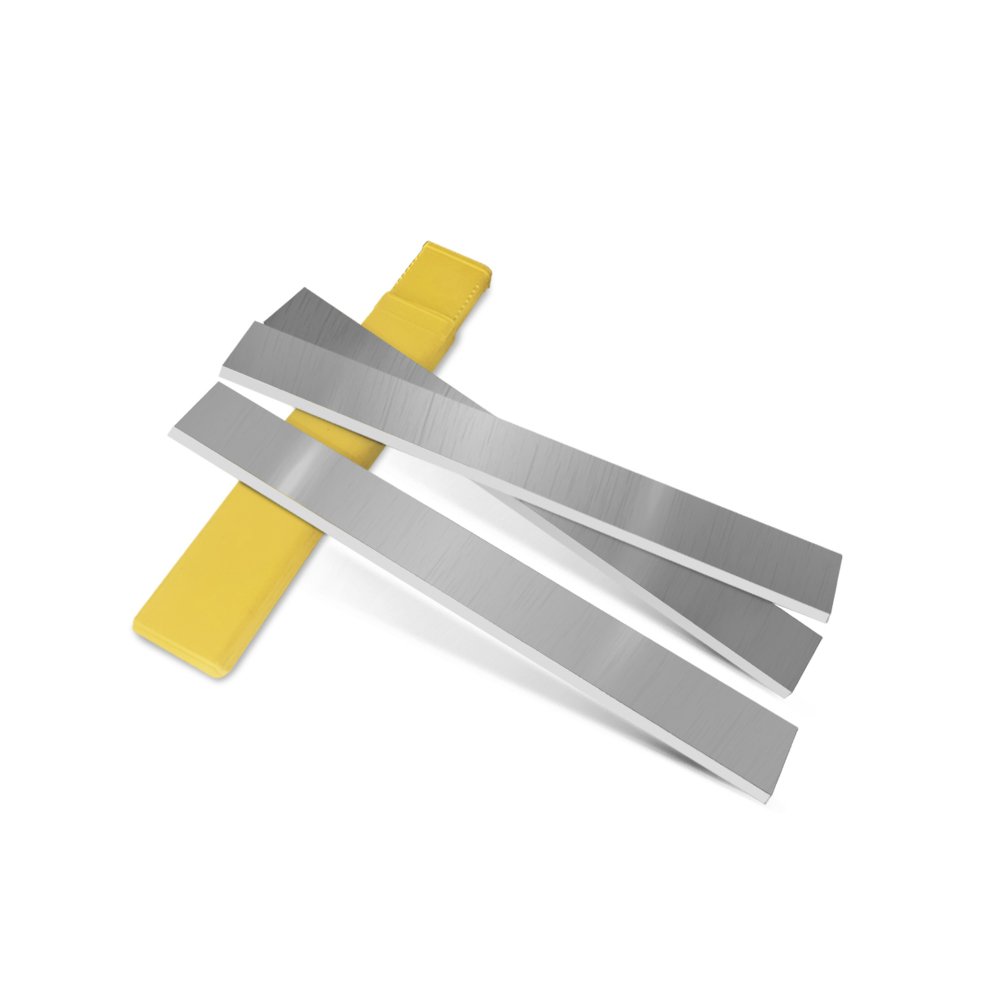 Wood planer knife and straight-knife profile